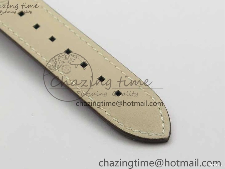 MIROTIME 0427 ZipUp Calatrava 5524R Pilot Travel Time RG GRF Brown Dial on Brown Leather Strap A324 V 7110